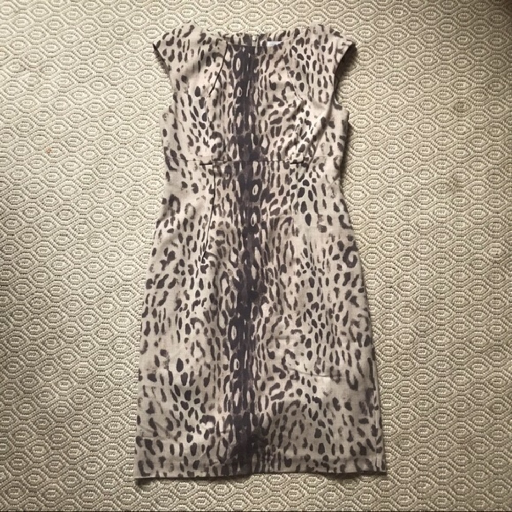 Calvin Klein Leopard Print Dress